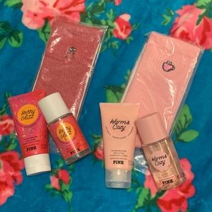 Victoria’s Secret PINK socks lotion and mist
